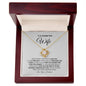 To My Smokin' Hot Wife | Never Forget How Much I Love You - Love Knot Necklace