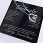 To My Soulmate | I Love You, Forever & Always - Forever Love Necklace